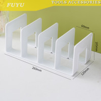 ราคา FUYU ที่ตั้งหนังสือ4ตารางชั้นหนังสือตั้งโต๊ะสำหรับตกแต่งชั้นหนังสือที่เก็บหนังสือที่วางหนังสือเครื่องเขียนในโรงเรียนสำนักงานอุปกรณ์จัดเก็บไฟล์ (21812537652)