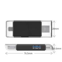 ราคา Card Reader 6 in 1 ตัวอ่านเมมโมรี่การ์ด USB 3 0 อ่านได้ทั้ง SD Card Micro SD พร้อมไฟสถานะสีฟ้า (22477179031)