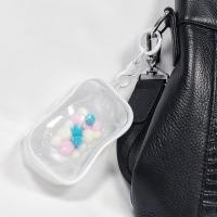 ราคา GOOD MOOD BEAUTY พวงกุญแจแบบห้อย กระเป๋าสำหรับกิจกรรมกลางแจ้ง โปร่งใสโปร่งใส ป้องกันฝุ่นและฝุ่น กระเป๋าตุ๊กตาลึกลับ แบบพกพาได้ ใช้การป้องกันการจัดการสายเคเบิล กระเป๋าของเล่นเด็ก การเดินทางการเดินทาง (
