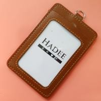 ราคา ซองหนังใส่บัตร ซองหนังพนักงาน ซองห้อยบัตร ซองใส่บัตร ซองหนังใส่บัตรพนักงาน 1 อัน ใส่บัตรได้ 2 ด้าน (8455622583)