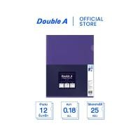 ราคา Double A PP L File แฟ้มซองเอกสารชั้นเดียว ขนาด A4 แพ็ค 12 ชิ้น มีหลายสีให้เลือก (22487057952)