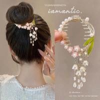 ราคา HSG52 กิ๊บติดผมสำหรับเกล้าผม กิ๊บดอกไม้ประดับเกล้าผม มวยผม สวยมาก พร้อมส่งในไทย (21723935849)