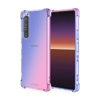 ราคา Case For Sony Xperia 1 iii 10 ii l5 l4 Case Double Color Transparent Soft TPU Casing Anti fall Gradient Mobile Case Phone Cover (12148065518)