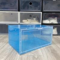 ราคา กล่องรองเท้าฝาข้าง กล่องเก็บของ แบบฝาข้าง กล่องอเนกประสงค์ ฝาเปิด ปิด พร้อมรูระบายอากาศ วางซ้อนต่อกันได้ (16575654879)