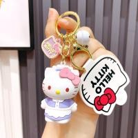 ราคา สวัสดีชุดคิตตี้ขึ้นไดอารี่ Sanrio พวงกุญแจตุ๊กตา Hello Kitty จี้น่ารักเครื่องประดับหญิง (22510678521)