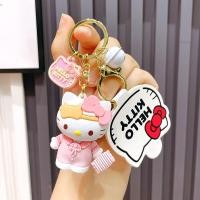ราคา สวัสดีชุดคิตตี้ขึ้นไดอารี่ Sanrio พวงกุญแจตุ๊กตา Hello Kitty จี้น่ารักเครื่องประดับหญิง (22510678522)