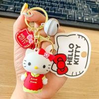 ราคา สวัสดีชุดคิตตี้ขึ้นไดอารี่ Sanrio พวงกุญแจตุ๊กตา Hello Kitty จี้น่ารักเครื่องประดับหญิง (22510678518)