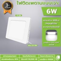 ราคา โคมไฟติดเพดาน ติดลอย โคมไฟดาวไลท์ led 6W 12W 18W 24Wทรงกลม ทรงเหลี่ยม แสงขาว ไฟเพดานบ้าน led 220v (22120988900)