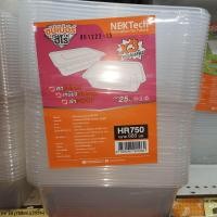 ราคา KCC กล่องใส่อาหาร กล่องอาหารพลาสติก กล่องข้าวพลาสติก HR ขนาด 500ml 650ml 750ml 1000ml ตรา NexTech รุ่นประหยัด ลดต้นทุน กล่อง ใส่อาหาร HR500 HR650 HR750 HR750 2 HR1000 (17141701756)