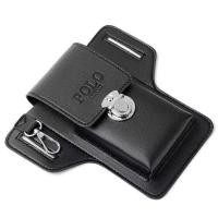 ราคา PETIBAG สีทึบทึบ ซองหนังเข็มขัดผู้ชาย พียู PU กระเป๋าคาดเอวโทรศัพท์ แบบพกพาได้ กระเป๋าหนังวินเทจ (21856908662)