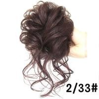 ราคา GUAIP สายรัดต่อม้วนมวยผม22สีแบบผมธรรมชาติวิกมวยผมสตรียางรัดผมปลอมชิ้นวิกผมปลอมบันผมหยิกยุ่ง (20512679651)