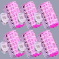 ราคา 6ชิ้นสีชมพูลูกกลิ้งเครื่องม้วนผมขี้เกียจบริการตนเองครีมบำรุงผมไม่มีความร้อนผมไม่ให้ความร้อนเครื่องมือจัดแต่งทรงผม (22247223259)