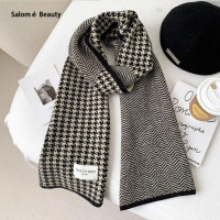 ราคา ผ้าพันคอโบราณ Back2life ทอ Kim ริ้วหนาฤดูหนาวสไตล์เกาหลีอบอุ่นเรียบ (22134378317)