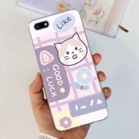 ราคา เคส Huawei Y5 Lite 2018เคสโทรศัพท์ซิลิโคนนิ่มฝาครอบภาพน่ารักสำหรับ Huawei Y5 Prime 2018 Y 5 Lite เคส Y52018 (21480799265)