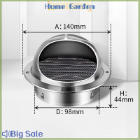 ราคา HomeGarden Free shipping ที่ครอบท่อช่องลมเครื่องเป่าลมสแตนเลสระบายอากาศแบบกลมสำหรับระบบ HVAC (22252469008)