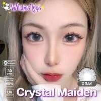 ราคา คอนแทคเลนส์ รุ่น Crystal Maiden Copy Right สีเทา ตาล Gray Brown มีสายตา 0 00 7 00 เปลี่ยนแทนทุกเดือน (21643098188)