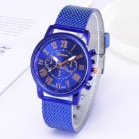 ราคา นาฬิกาควอตซ์ของผู้หญิงสายนาฬิกาแบบถักสีสันสดใส Geneva นาฬิกาข้อมือแฟชั่นใหม่ (21926761489)