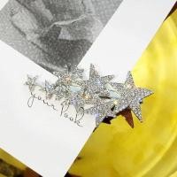 ราคา Lucky spring กิ๊ฟติดผมรูปดาวคริสตัล สไตล์เกาหลีKorean hairpin bow hair clip star diamond hairpin 5 คะแนน (16425362540)