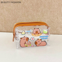 ราคา BEAUTY FASHION กระเป๋าใส่เหรียญน่ารัก capybara กระเป๋าใส่เหรียญโปร่งใสกระเป๋าเงินลายการ์ตูนน่ารักกระเป๋าใส (22189981734)