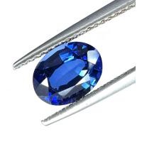 ราคา 5X7mm รูปไข่ พลอยไพลิน สังเคราะห์ สีน้ำเงินพลอยอัด เนื้อแข็ง เหมือนพลอยแท้ ราคาต่อเม็ด Synthetic Blue Sapphire Corundum Price per piece (22371940252)