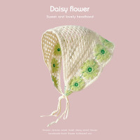 ราคา COCOJEWELRY Knitted Handmade Crochet Triangle Scarf Womens Headscarf Headband Sweet Travel (22563882719)