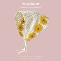 ราคา COCOJEWELRY Knitted Handmade Crochet Triangle Scarf Womens Headscarf Headband Sweet Travel (22563882718)