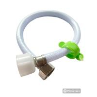 ราคา สายชักโครกใยแก้ว น๊อตทองเหลือง ถ้วยพลาสติก ใช้ติดตั้งกับอุปกรณ์ชักโครกทั่วไป ไม่เป็นสนิม ทนทาน (22091929438)