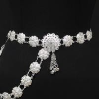 ราคา March jewelry 26 40นิ้วสไตล์ชาติพันธุ์ปรับเข็มขัดเงินโบราณ เข็มขัดเงิน เข็มขัดผู้หญิง เข็มขัดวินเทจ (7392496010)