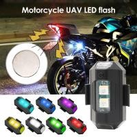 ราคา MOTUS 7 color indicator safety light Motorcycle LED RGB warning light universal mini signal with magnet vibration strobe light (22181407543)