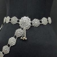 ราคา เข็มขัดอีสาน Vintage jewelry ชุดล้านนาไท ลายดอกไม้ เข็มขัด เงินโบราณ (22535711905)