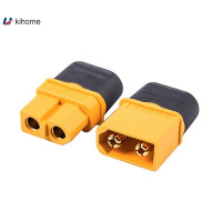 ราคา Ukihome แท้ Amass ขั้วต่อแบตเตอรี่ XT60 XT90 ชุบทอง 1 คู่ ผู้ เมีย มีฝาปิด ปลั๊ก Connectors XT60 ปลั๊ก XT60 ปลั๊กเชื่อมต่อกระแสไฟสูง (22427657147)