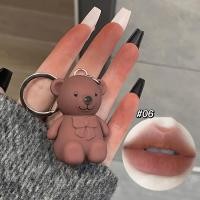 ราคา ลิปหมี ลิปสติก พวงกุญแจ กำมะหยี่เนื้อแมท สีนู้ด ลิปสติก ลิปจิ้มจุ่ม ลิปจุ่ม Art Value A01 (18884961738)