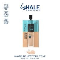 ราคา WHALE 1 ซอง Maybelline fit me เมย์เบลลีน ฟิตมี แมท พอร์เลส ฟาวเดชั่น รองพื้น เนื้อแมท ผิวเรียบเนียน รองพื้นซอง (22089188809)