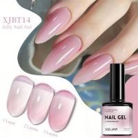 ราคา Jelly nail gel สีทาเล็บเจลเนื้อเจลลี่ ขนาด 7 3 ML สีเจลต้องอบไม่งั้นจะไม่แห้ง (22618306207)