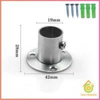 ราคา Thai Pioneers ตัวรับราว บล๊อครับราว แป้นยึดราว สแตนเลส กลม 16มม 19มม 22มม 25มม 32 มม สำหรับตู้เสื้อผ้า ราวผ้าม่าน Closet Rod Brackets (22138268958)