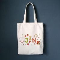 ราคา Totebag BTS kpop ผ้าใบเกาหลี jungkook Jimin taehyung (20576606588)