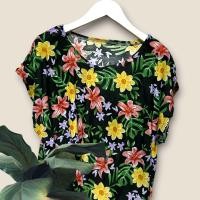 ราคา เสื้อคนแก่ผ้าเด้ง ใส่สบาย สาวอวบใส่ได้ (22184671233)