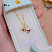 ราคา สร้อยคอชุบทองหรูผู้หญิง Natlux 18K (22408564559)