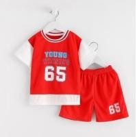 ราคา ชุดบาสเด็ก ชุดกีฬาเด็ก เสื้อผ้าเด็ก อายุ 6 เดือน 6 ปี ผ้าระบายอากาศดี (21788021158)