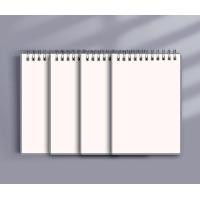 ราคา สมุดโน้ตสันห่วงด้านบนขนาดA6A5และB5มี3แบบ เส้นแนวนอน เส้นกริดและพื้นว่าง ปกพลาสติกขาวขุ่น จำนวน80หน้า (21520442443)