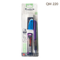 ราคา สุ่มสี ดินสอกด Quantum QM220 QM224 Mechanical pencil lead Quantum ไส้ดินสอกด ยางลบ (18307626893)