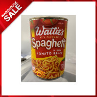 ราคา เกรด 2 Grade B Watties Spaghetti in Tomato Sauce 420g วัตตี้ส์ เส้นสปาเก็ตตี้ในซอสมะเขือเทศ ขนาด 420 กรัม 1811 (22429651424)