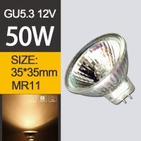 ราคา ไฟถ้วยหลอดไฟหลอดไฟฮาโลเจน AC DC 12V AC 220V MR11 GU5 3 MR16 20W 35W 50W ความสว่างสูงสปอตไลท์อบอุ่นสีขาว3000K (21779336053)