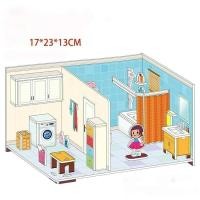 ราคา โมเดลปริศนา 3 มิติ ปริศนากระดาษโมเดลบ้าน 3 มิติ (22204446468)