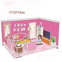 ราคา โมเดลปริศนา 3 มิติ ปริศนากระดาษโมเดลบ้าน 3 มิติ (22204446466)