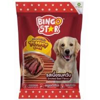 ราคา Bingo500g 6รส Chicken stick Jerky ฺyummy stick Bingo star ขนมหมา ขนมสุนัข 500กรัม (22666817473)