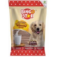 ราคา Bingo500g 6รส Chicken stick Jerky ฺyummy stick Bingo star ขนมหมา ขนมสุนัข 500กรัม (22666817472)