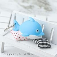 ราคา YIDIA แบบพกพา ปลาโลมาสีน้ำเงิน ของเล่นเด็ก พวงกุญแจ พวงกุญแจ พร้อมเสียง นำ (22167856245)