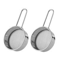 ราคา YESPERY ตะแกรงสแตนเลส2ชิ้นกระชอนผงชาเขียวมัจฉะโกโก้น้ำตาลที่ร่อนแป้งอย่างดีกระชอนตะแกรงแป้งแบบมือถือ (21951946889)