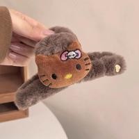 ราคา DKC เครื่องเพชรพลอยตุ๊กตากิ๊ฟติดผมขนาดใหญ่สำหรับผู้หญิงน่ารักกระต่ายคิตตี้ที่หนีบผมปากปลาฉลามเครื่องประดับแฟชั่นผมตุ๊กตา (20395826111)